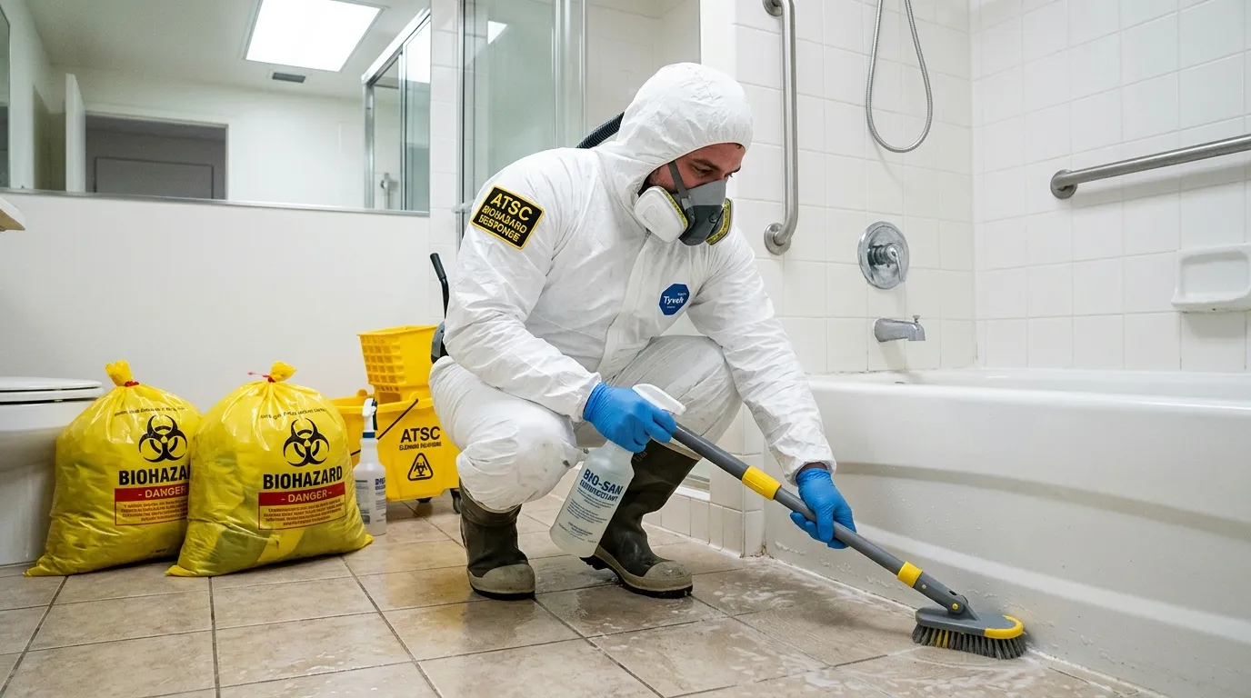 Decontamination equipment deployed for Blood Cleanup in Claremore